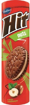 Bahlsen Hit Chocolate Biscuits with Hazelnut Filling 220g