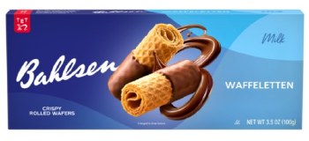 Bahlsen Waffeletten Milk Choclate Crispy Rolled Wafers 100g