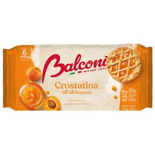 Balconi Crostatina Apricot Tartlets 240g