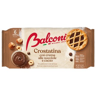 Balconi Crostatina Cocoa Tartlets 240g