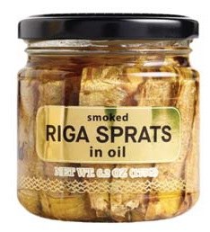 Baltic Gold Smoked Riga Sprats in Oil 175g R