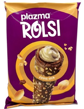 Bambi Plazma Chocolate Rolls Filled with Peanut Butter Cream 98g