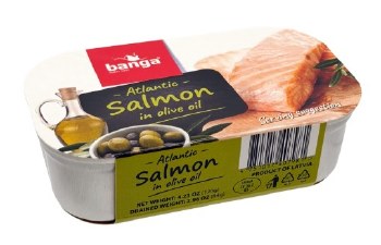 Banga Atlantic Salmon in Olive Oil 120g