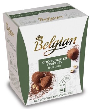 Belgian Hazelnut Cocoa Dusted Truffles 200g