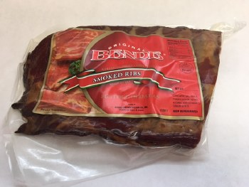 Bende Smoked Ribs Approx. 1.3 lbs PLU 149 F
