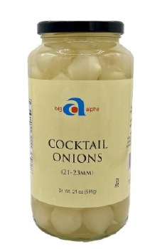 Big Alpha Cocktail Onions 595g