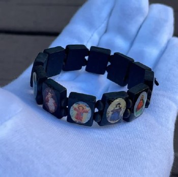Black Wood Icon Bracelet