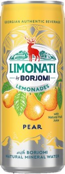 Borjomi Limonati Lemonade Pear Soft Drink 330ml