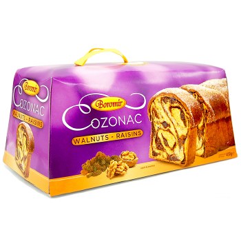 Boromir Easter Bread Cozonac with Walnuts and Raisins Giftbox 450g