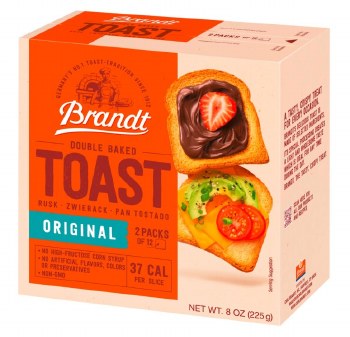 Brandt Double Baked Toast Snacks 225g