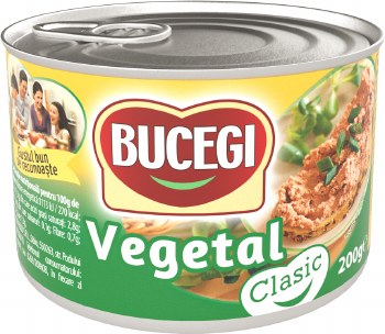 Bucegi Vegetable Pate Vegetal Classic 200g