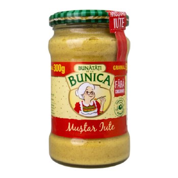 Bunatati de la Bunica Spicy Mustard Mustar Lute 300g