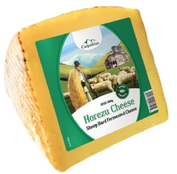 Carpathian Hard Fermented Sheep Cheese Cascaval Horezu 300g R