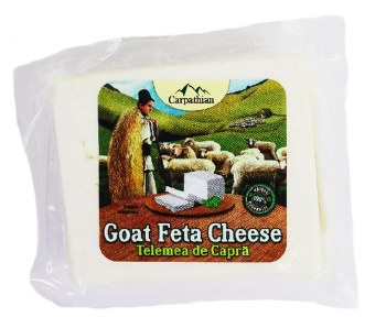 Carpathian Goat Feta Cheese Telemea de Capra 350g R