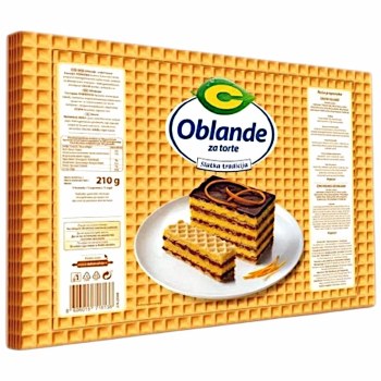 Centro Oblande Wafer Sheets 210g