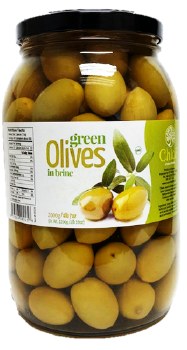 Chloe Green Olives Whole 1kg