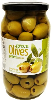Chloe Green Olives Pitted 1kg
