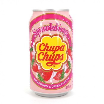 Chupa Chups Strawberry Cream Soda 345ml