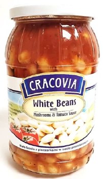 Cracovia White Beans with Mushroom and Tomato Sauce 900g