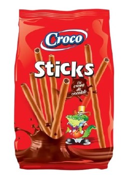 Croco Chocolate Pretzel Sticks 80g