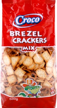 Croco Mix Crackers and Pretzel 500g