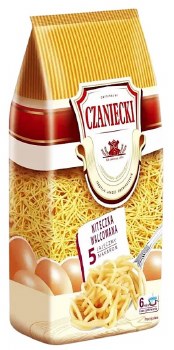Czaniecki Niteczka Walcowana Fine Egg Noodles 500g