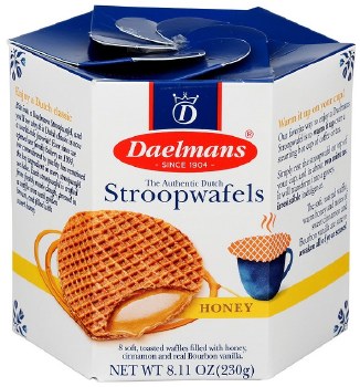 Daelmans Stroopwafels with Honey 230g