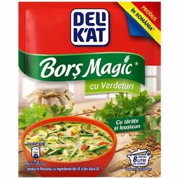 Deli Kat Bors Magic cu Verdeturi Green Herb Sour Soup Seasoning 65g