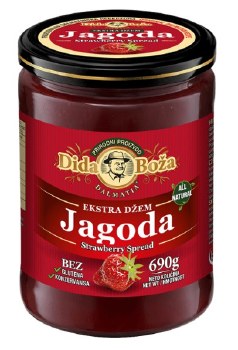 Dida Boza Halal Strawberry Jam Spread Jagoda 690g