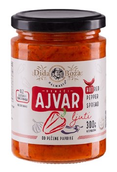 Dida Boza Halal Hot Ajvar Red Pepper Spread 300g