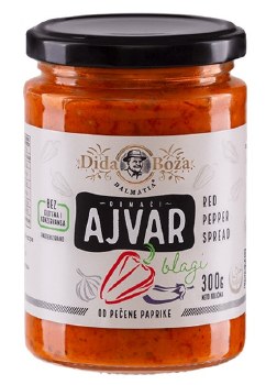 Dida Boza Halal Mild Ajvar Red Pepper Spread 300g