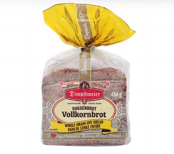Dimpflmeier Vollkornbrot Whole Grain Rye Bread 454g