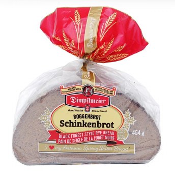 Dimpflmeier Black Forest Style Rye Bread Roggenbrot Schinkenbrot 1lb