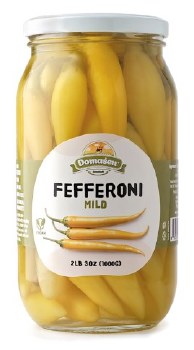 Domasen Mild Yellow Fefferoni Peppers 1000g