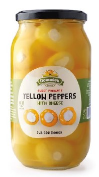 Domasen Yellow Peppers with Cheese 1000g