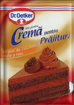 Dr. Oetker Chocolate Truffle Rum Cake Cream Mix 57g