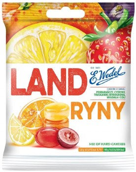 E. Wedel Landryny Fruit Flavored Hard Candy 90g