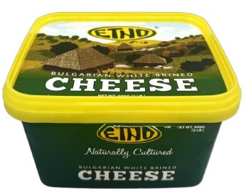 Etno Bulgarian White Brined Feta Cheese 908g R