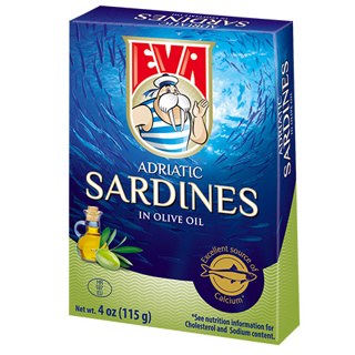 Podravka Eva Adriatic Sardines in Olive Oil 100g