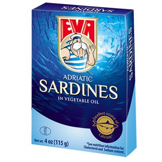 Podravka Eva Adriatic Sardines in Vegetable Oil 100g