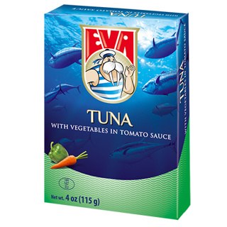 Podravka Eva Tuna with Vegetables in Tomato Sauce 100g