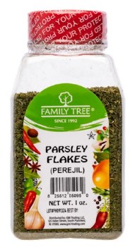 Family Tree Parsley Flakes Perejil 29g