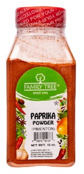 Family Tree Red Powdered Paprika Pimenton 369g