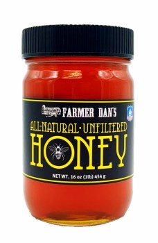 Farmer Dan's All Natural Unfiltered Honey 454g