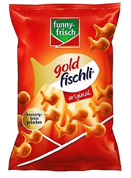 Funny Frisch Gold Fischli Fish Shaped Pretzels 100g