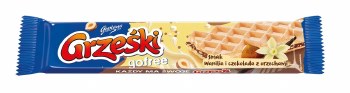 Goplana Grzeski Gofree Vanilla Hazelnut Fiilled Wafer Bar 33g