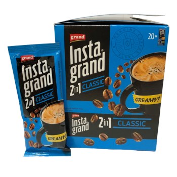 Grand Instant Coffee 2 in 1 Classic 20 Pouches x 16g