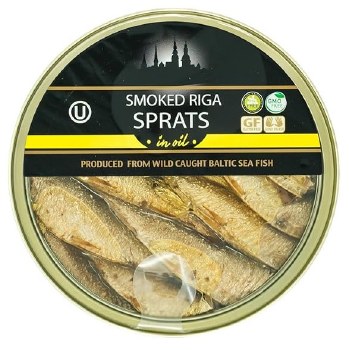 Grilled Catch Smoked Riga Sprats in Oil 160g