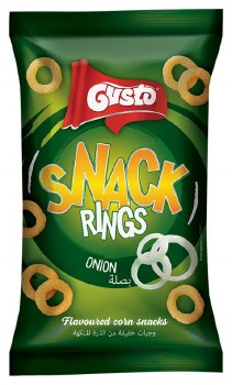 Gusto Onion Flavored Snack Rings 80g