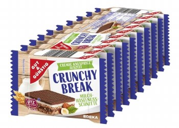 Gut Gunstig Crunchy Break Milk Hazelnut Wafers 10 pack x 25g
